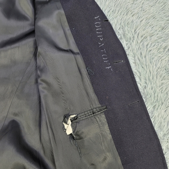 Schott Nyc 42R classic Melton pea coat - Picture 8 of 11